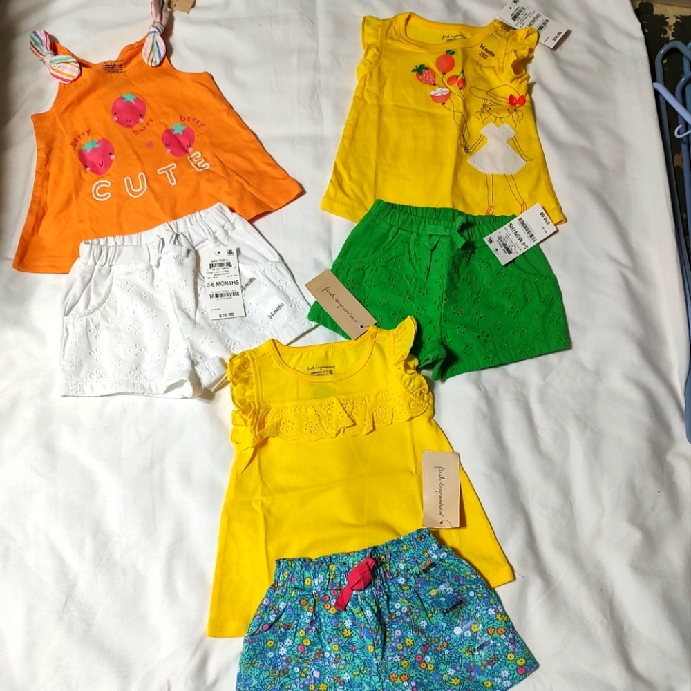 Baby girl outfit lot